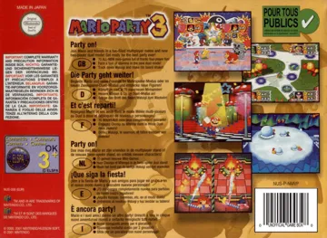 Mario Party 3 (Europe) (En,Fr,De,Es) box cover back